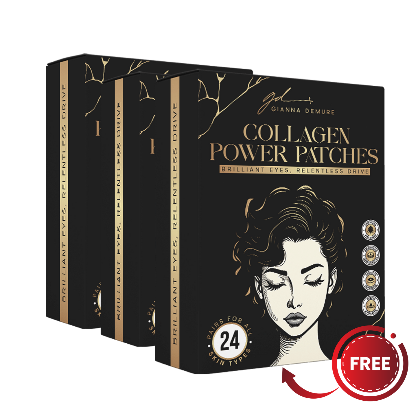 Buy 2 Get 1 Free - Collagen Eye Patches